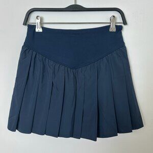 FP Movement by Free People Navy Skort Athletic Pleated Tennis Skirt - M